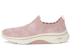 Skechers Womens Go Walk Arch Fit 2.0 Shoes In Pink