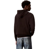 Calvin Klein Mens Terry Badge Hoodie In Black
