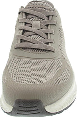 Skechers Mens Bob Squad 4 Shoes In Dark Taupe