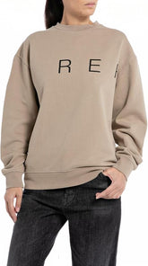 Replay Womens Sweatshirt In Sand
