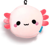 Relaxeazzz Maddie The Axolotl Adoramals Eye Mask & Travel Pillow In Pink