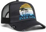 Replay Unisex Cap In Dark Grey Multi