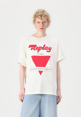 Replay Unisex White T-Shirt