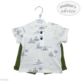 Inf Boys Olive 2Pc Set Boats Olive