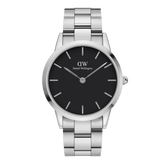 Daniel Wellington Mens Iconic Link Watch In Silver
