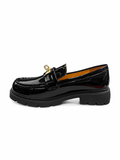 Miss Black Ladies Tipsy 12 Loafers In Black