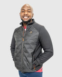 Soviet Mens Kazan Quilted Fashion Jacket In Black