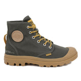 Palladium Mens Pampa Hi Htg Shoes In Olive Night