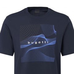 Bugatti Mens Navy Short Sleeve T-Shirt
