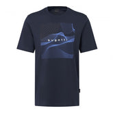 Bugatti Mens Navy Short Sleeve T-Shirt