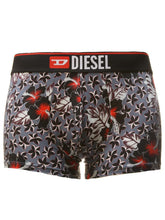 Diesel Mens D-Boxer Short In Floral Multi