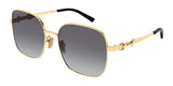 Gucci Womens Sunglasses In Gold