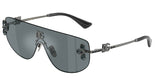 Dolce & Gabbana Rimless Oversized Womens Sunglasses In Gunmetal