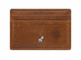 Polo Mens Etosha Small Money Clip Wallet In Tan