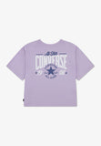 Converse Girls Graphic Boxy T-Shirt In Lavender