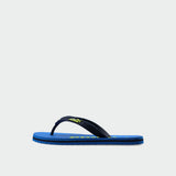 Puma Boys Form Flip Flops PS ZADP Sandals In Ultra Blue/Sunny Lime