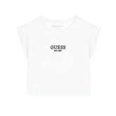 Guess Girls Crop Top In White