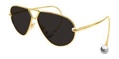 Bottega Veneta Bv1437S-001 Womens Sunglasses In Gold