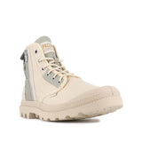 Palladium Mens Pampa Detroit Zip Shoes Sahara