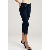 Sissyboy P31184 Mid - Waist Capri With Pocket And Hem Detail