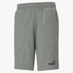 Puma Grey Mens Essential No. 1 Logo Jersey Shorts