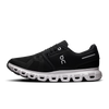 On Womens Cloud 6.0 Shoes In Black & White