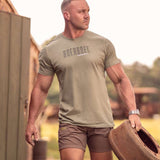 Boerboel Mens Adjustable Kalahari Shorts In Bark