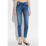 Diesel Womens L-Slandy L.32 Jeans In Denim Blue