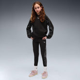 Puma Girls Puma Sport Animal Leggings In Puma Black