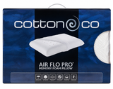 Cotton Co Air Flo Pro Memory Foam Pillow In White