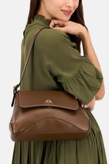 LA Martina Donatella Crossbody Bag In Brown