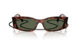 Vogue Rectangular Frame Sunglasses For Women In Brown