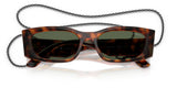 Vogue Rectangular Frame Sunglasses For Women In Brown