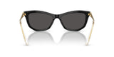 Swarovski Womens Sunglasses In Black/Gold/Dark Grey