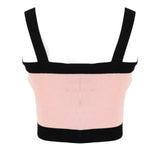 Sissyboy Ts31049 Ladies Francina Tank Top W/ Button Detail Light Pink