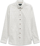 Bugatti Mens Casual Long Sleeve Shirt In White