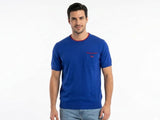 Harmont & Blaine Mens Knitted T-shirt In Blue