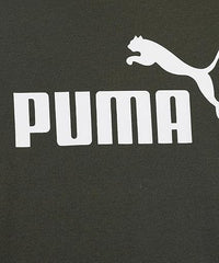 Puma Mens Ess Dark Olive Heather T-Shirt