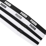 Puma Womens At Sportbands (6Pcs) In Black/White