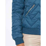 Replay Womens Puffer Jacket In Midnight Blue
