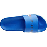 Tommy Hilfiger Mens Flag Pool Slides Blue
