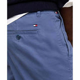 Tommy Hilfiger Mens Harlem Chino Satin Steel Blue