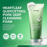 Anua Hyaluron Heartleaf + Bha Cleansing Foam