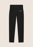 Freddy Womens Knitted Seamless 7/8 Leggings High Waist In Black