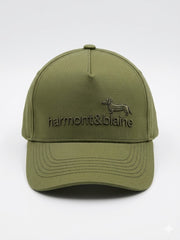Harmont & Blaine Baseball Cap In Olive Green
