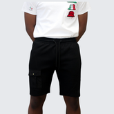 Pure Premium Straaf Shorts For Men In Black