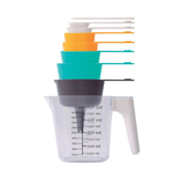 Creative Cooking 9 Piece Measuring Cup Set In Multi