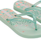 Ipanema Girls Oasis Sandals In Green & Pink