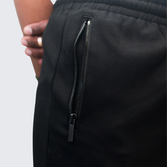 Pure Premium Straaf Shorts For Men In Black