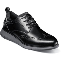 Nunn Bush Mens Stance Wing Black Multi Shoes